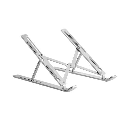 Brateck LPS03-3-03 PORTABLE 6-LEVEL ADJUSTABLE ALUMINUM LAPTOP RISER  For most 11'-15' laptops, tablets and more (Silver) Brateck LPS03-3-03 PORTABLE 6-LEVEL ADJUSTABLE ALUMINUM LAPTOP RISER  For most 11'-15' laptops, tablets and more (Silver)